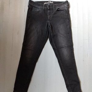 Universal Thread Black Mid Rise Skinny Jeans